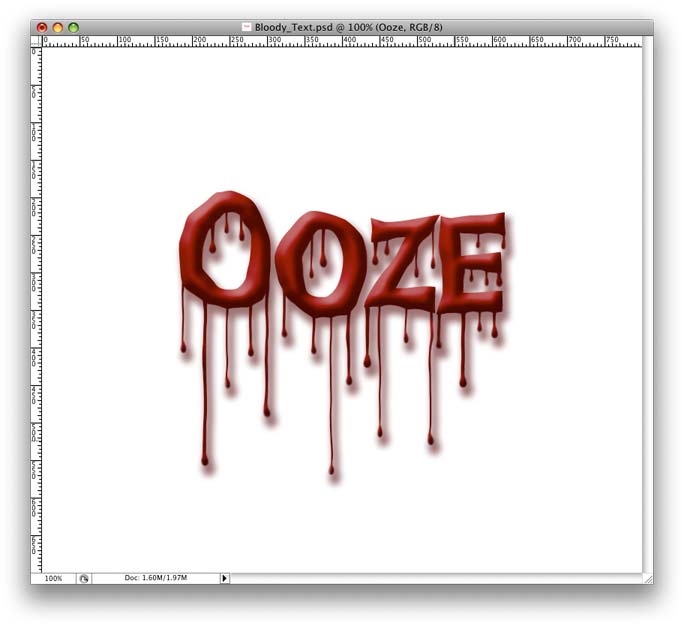 bloody letters font