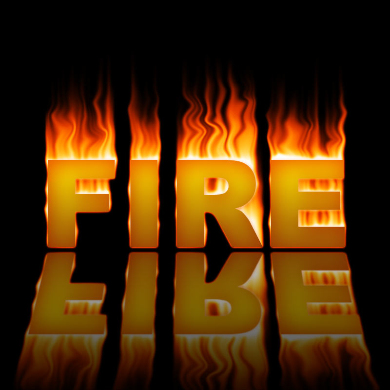 fire text after effects download