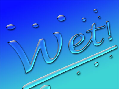 water text